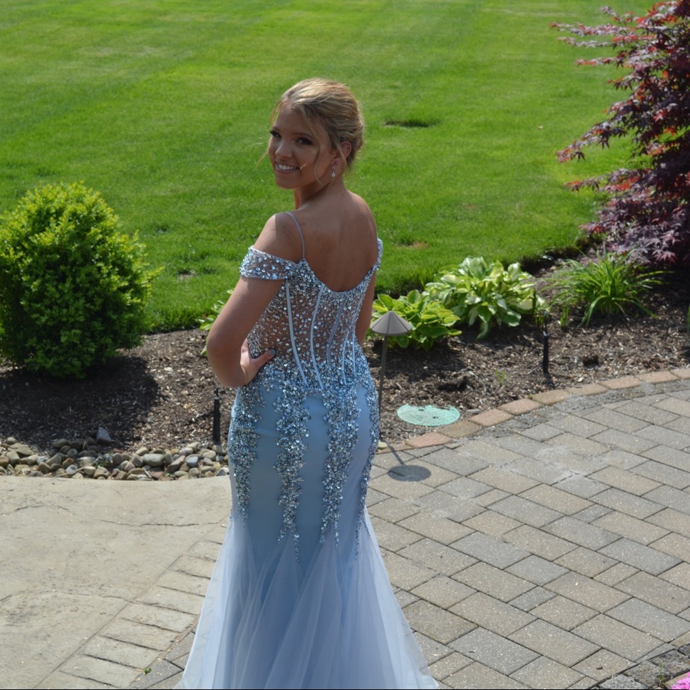 JOVANI MERMAID PROM DRESS SIZE 2